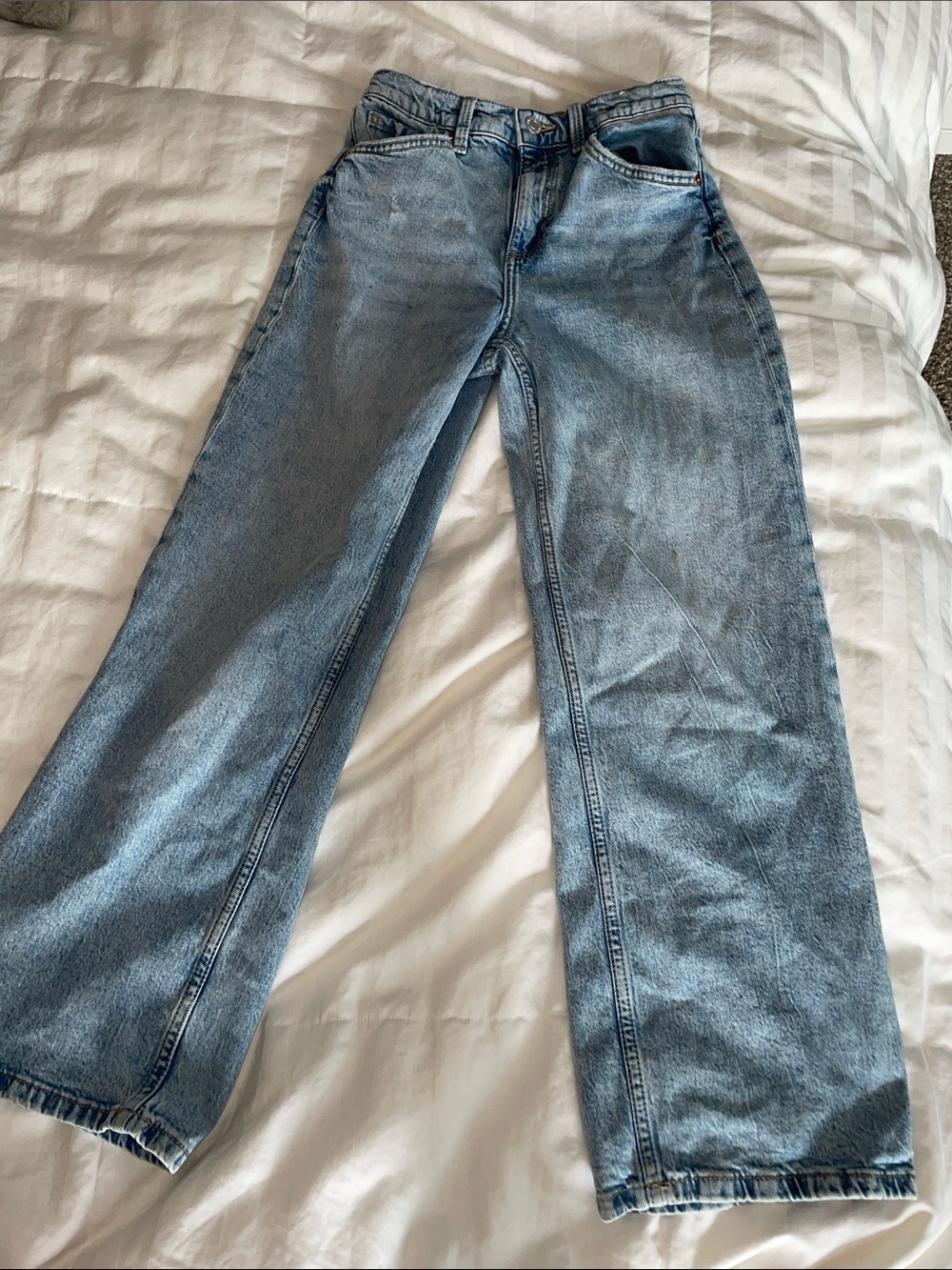 H&M Light Blue Kids Straight-Leg Jeans